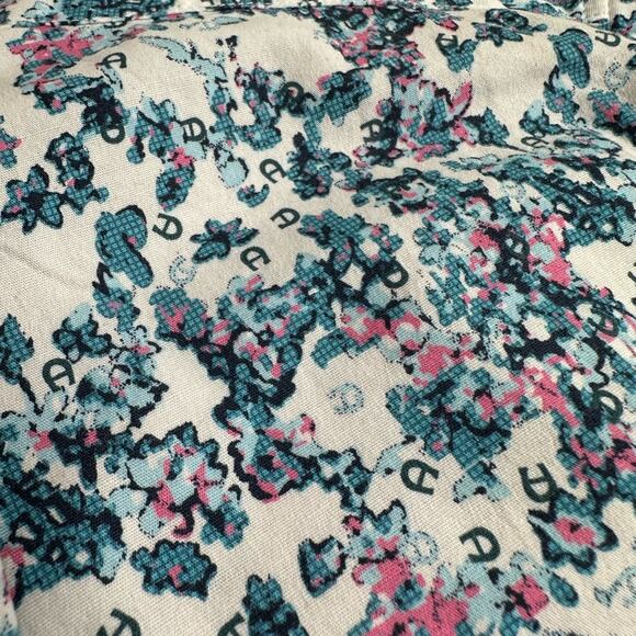 Duchamp Floral Blue and Purple Men's Shirt Slim Fit - Picture 7 of 8